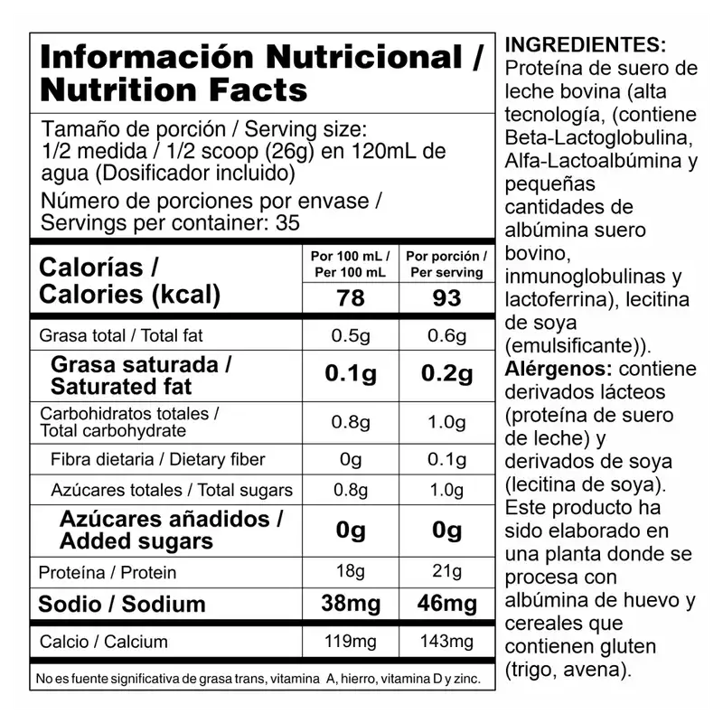 Bi Pro 2,04 lb NUTRAMERICAN PHARMA 20 Servicios Vainilla