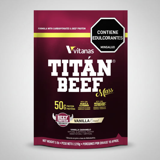 Titan Beef Mass VITANAS Vainilla Caramelo