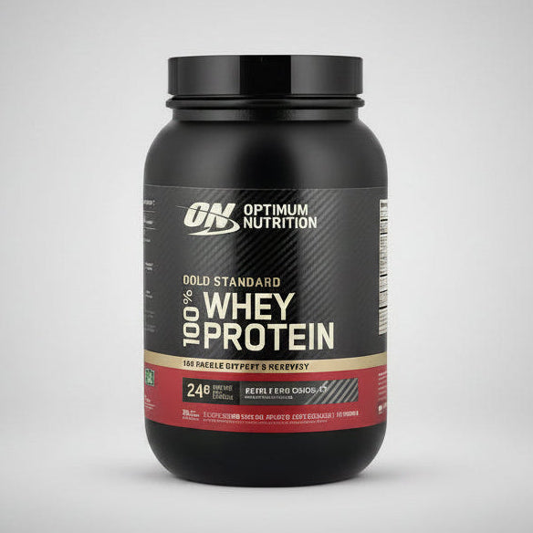Whey Protein 100% Gold Standard 2 lb OPTIMUM NUTRITION 29 Servicios Fresa