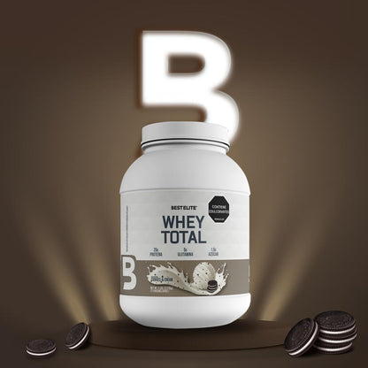 Proteína Whey Total Edición Limitada 5 lb BEST ELITE 75 Servicios Cookies & Cream