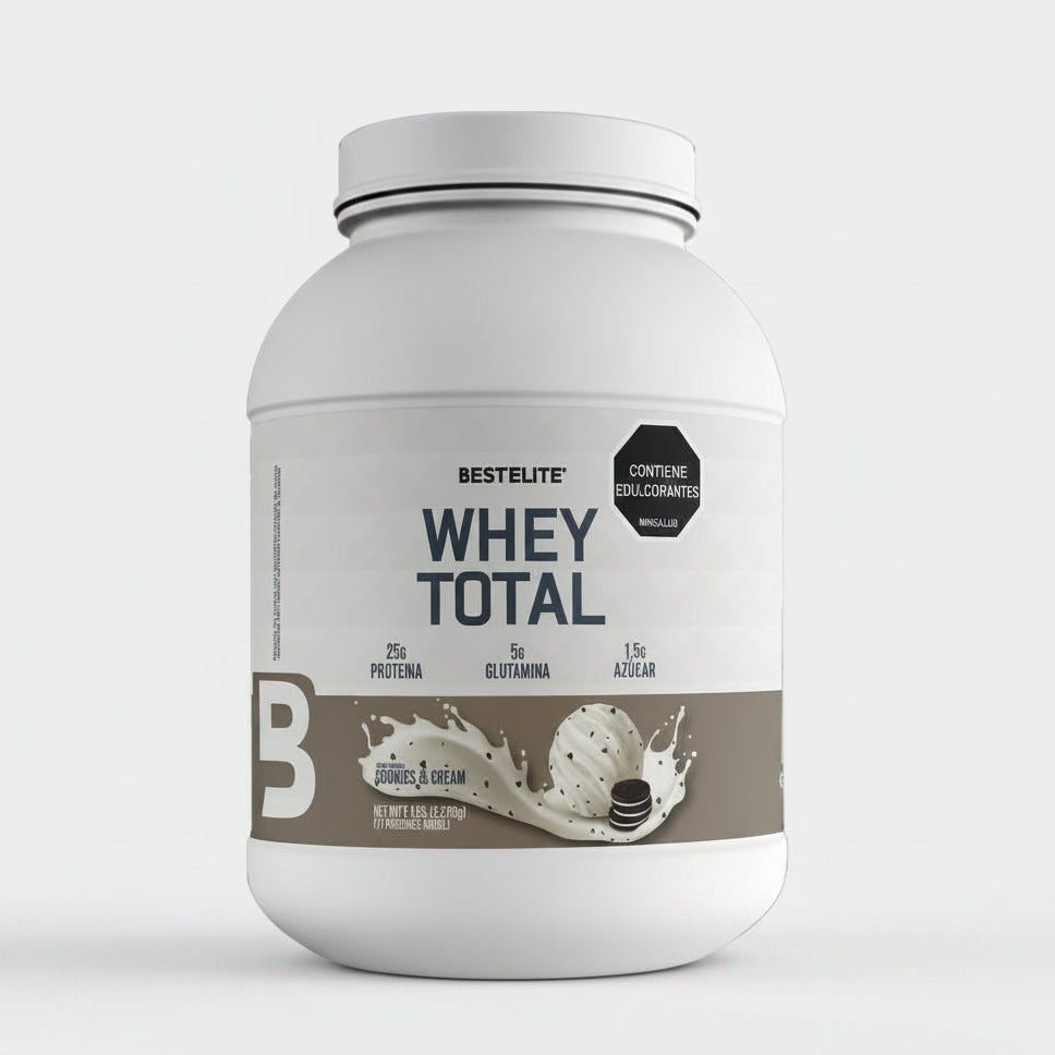 Proteína Whey Total Edición Limitada 5 lb BEST ELITE 75 Servicios Cookies & Cream
