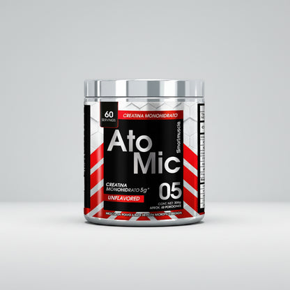 CREATINA ATOMIC MONOHIDRATO 300 g SMARTMUSCLE 60 Servicios Sin sabor