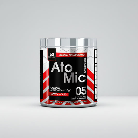 CREATINA ATOMIC MONOHIDRATO SMARTMUSCLE sin sabor