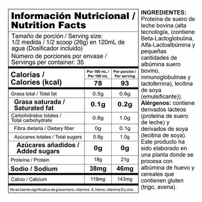Bi Pro 2,04 lb NUTRAMERICAN PHARMA 20 Servicios Vainilla