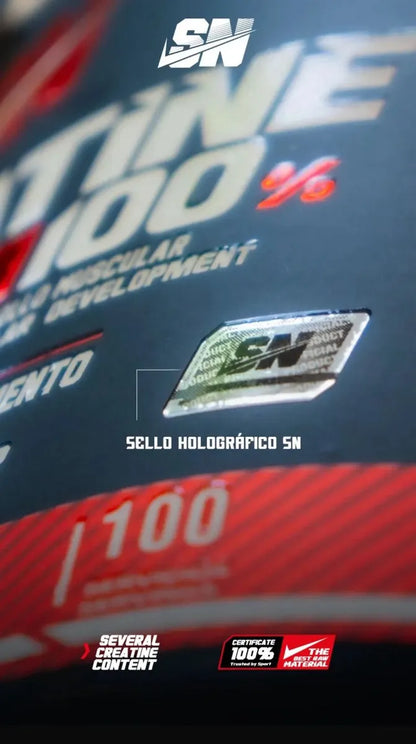 CREATINE ULTRA PURE 100% IRON 500 g SMART NUTRITION 100 Servicios Sin sabor