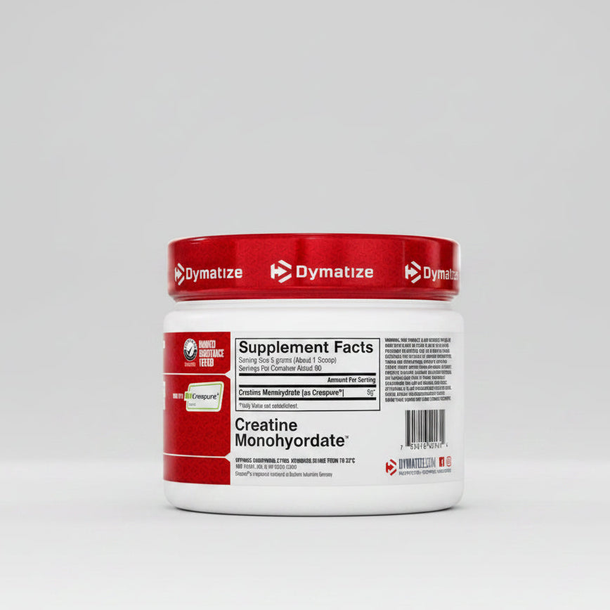 Creatine Monohydrate Red Label With Creapure 300 g DYMATIZE 60 Servicios Sin sabor