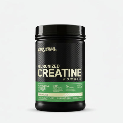 Creatine Powder Micronized 2,64 lb OPTIMUM NUTRITION 240 Servicios Sin sabor
