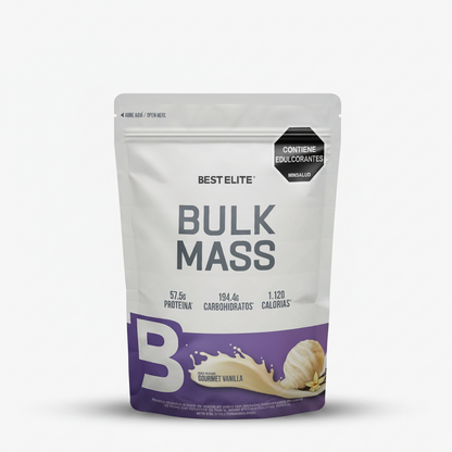 Proteína BULK MASS 3 lb BEST ELITE 45 Servicios Vainilla Gourmet