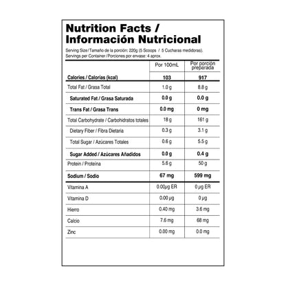 Titan Beef Mass 2 lb VITANAS 30 Servicios Vainilla Caramelo