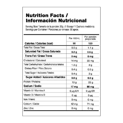 Isolate Army 2 lb VITANAS 30 Servicios Vainilla