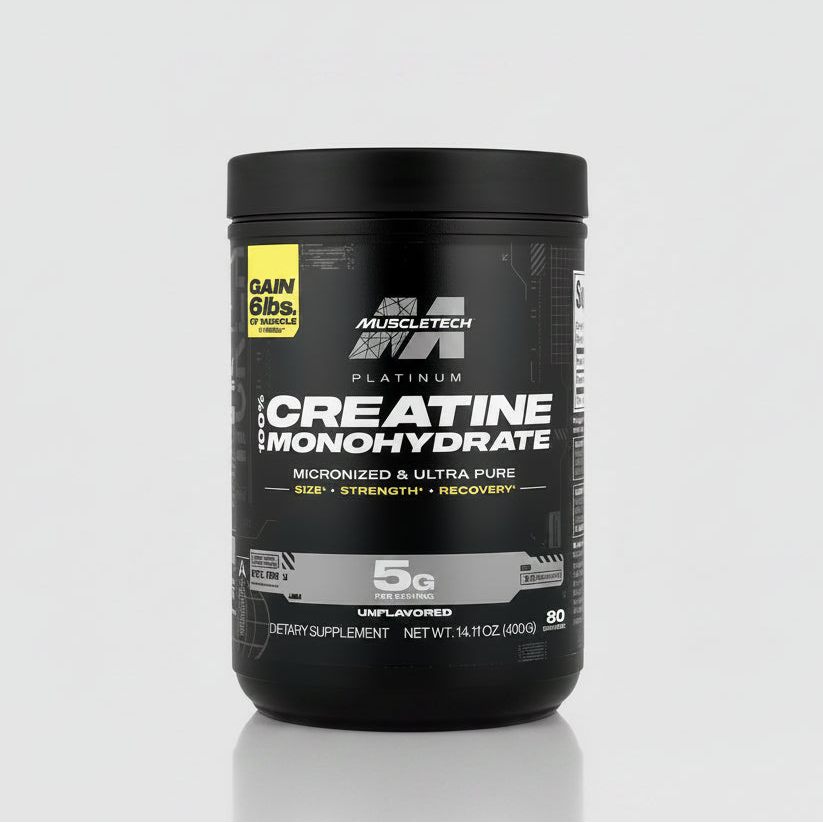 Creatine Platinum Monohydrate Micronized & Ultra Pure MUSCLETECH Sin sabor