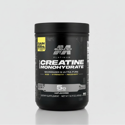 Creatine Platinum Monohydrate Micronized & Ultra Pure MUSCLETECH Sin sabor