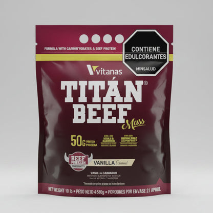 Titan Beef Mass VITANAS Vainilla Caramelo