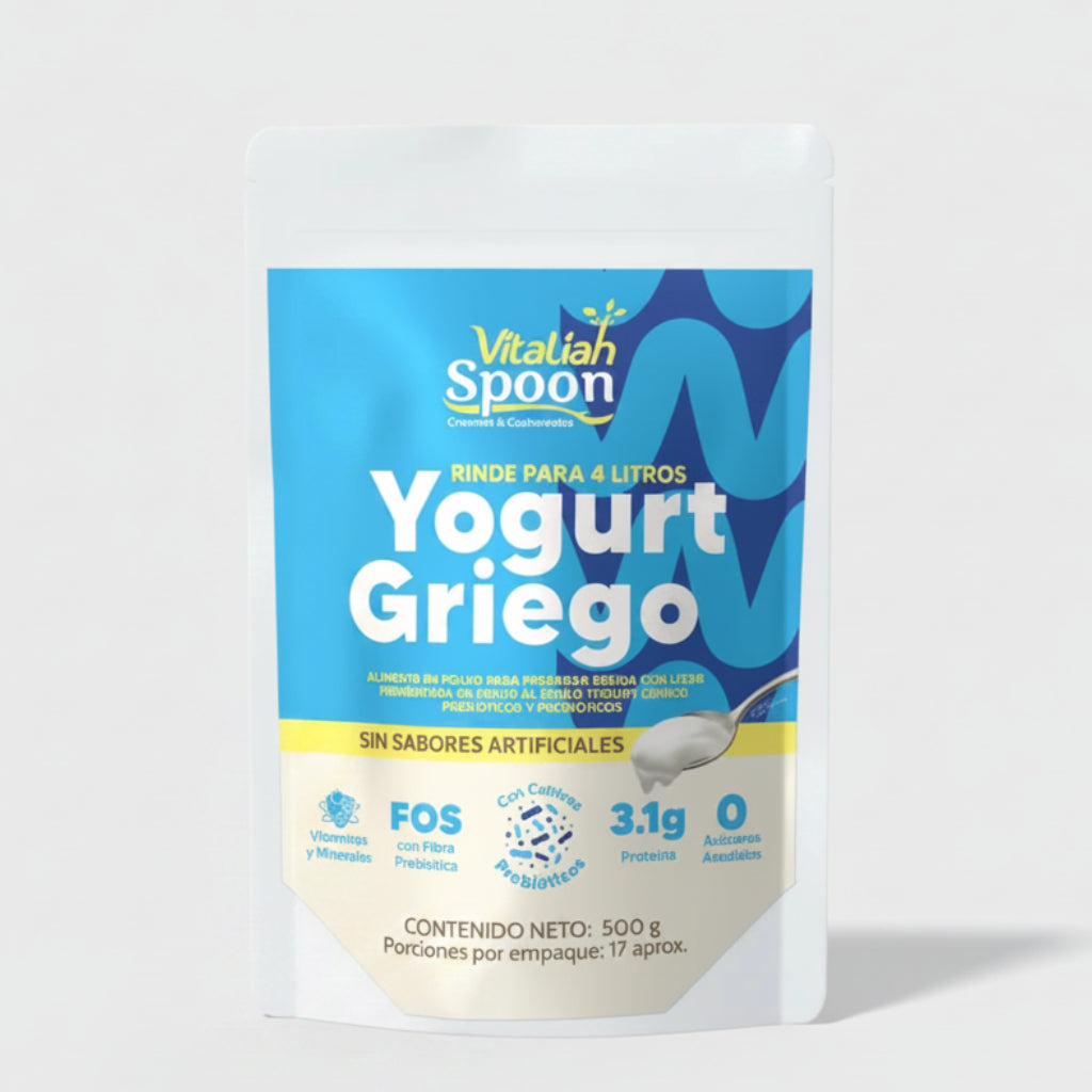 Yogurt Griego 500 g VITALIAH Rinde 4 litros