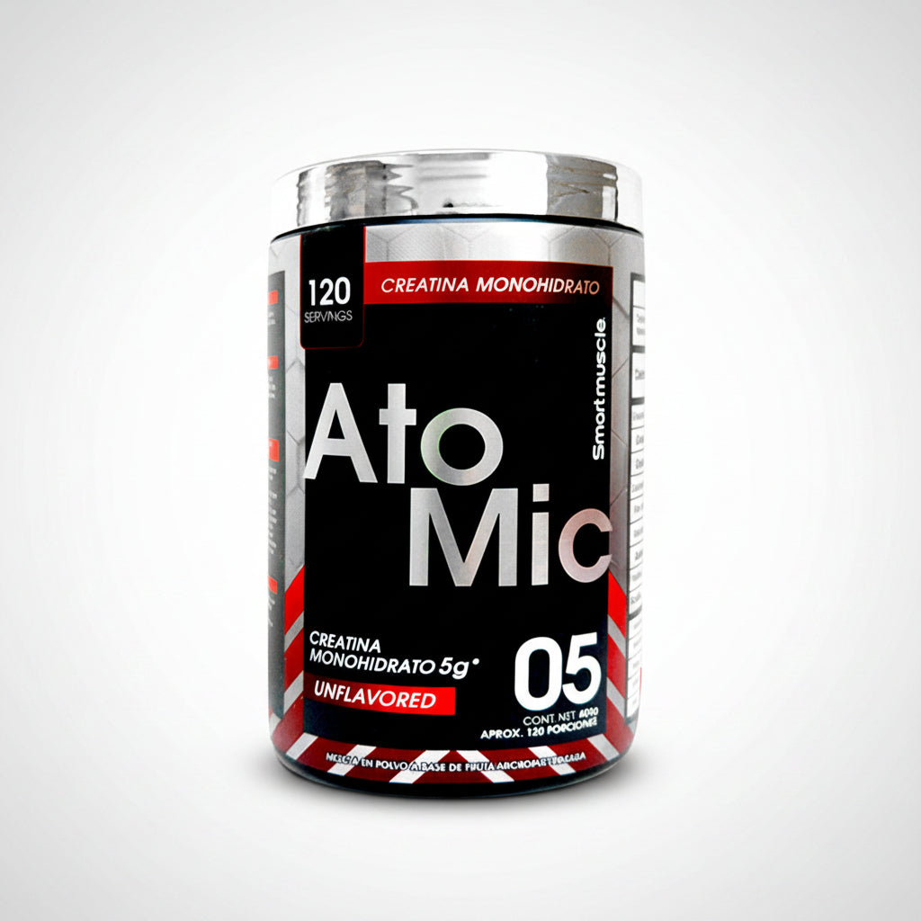 CREATINA ATOMIC MONOHIDRATO SMARTMUSCLE sin sabor