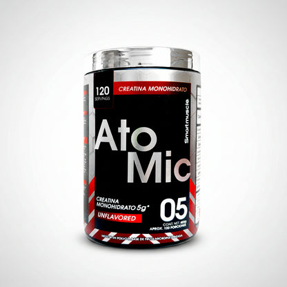 CREATINA ATOMIC MONOHIDRATO SMARTMUSCLE sin sabor