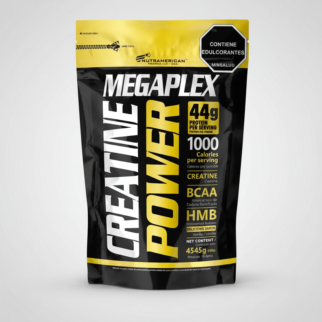 PROTEINA HIPERCALORICA CREATINE POWER MEPGAPLEX NUTRAMERICAN PHARMA