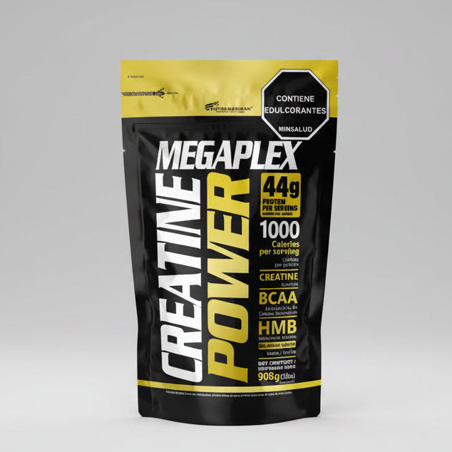 CREATINE POWER MEPGAPLEX 2 lb NUTRAMERICAN PHARMA 20 Servicios Vainilla