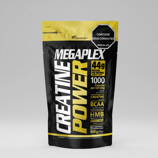 CREATINE POWER MEPGAPLEX 2 lb NUTRAMERICAN PHARMA 20 Servicios Vainilla
