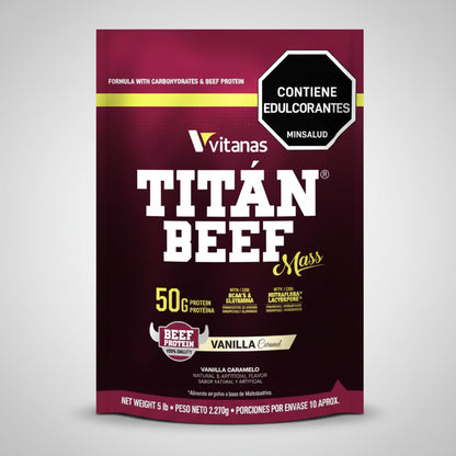 Titan Beef Mass VITANAS Vainilla Caramelo